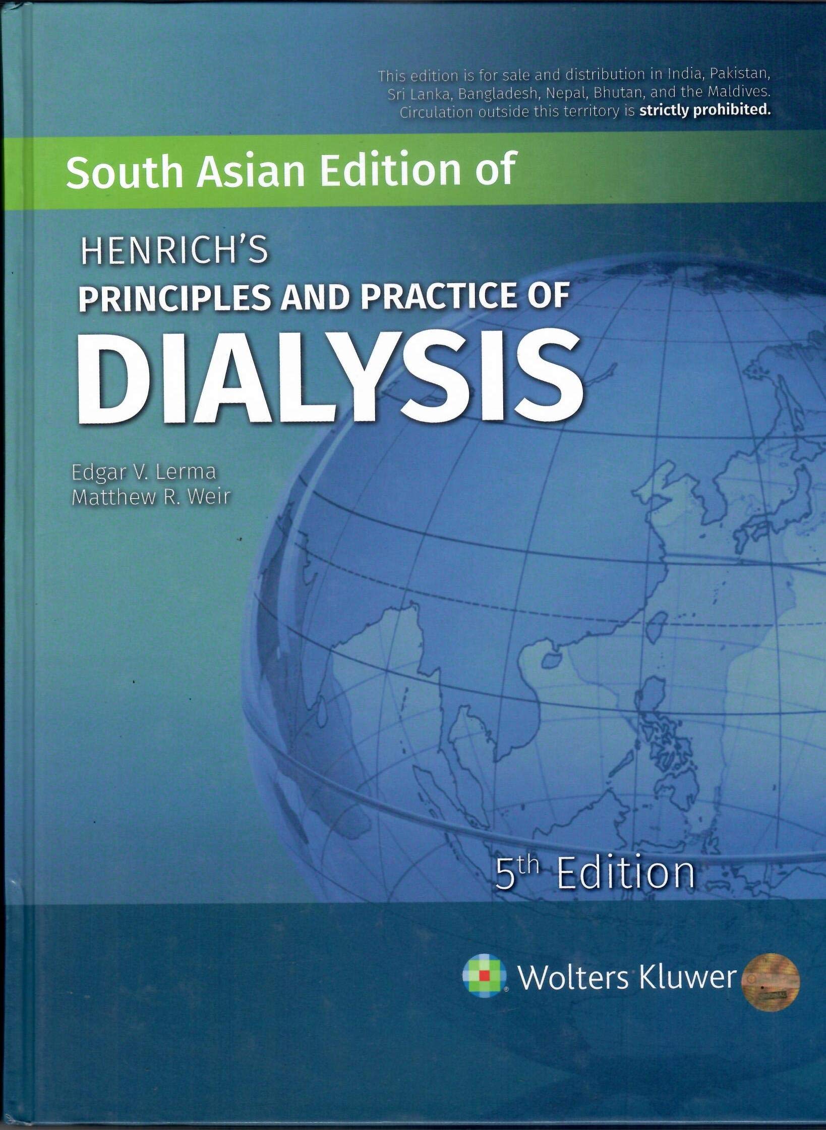 Henrich's Principles and Practice of Dialysis, 5th Edition