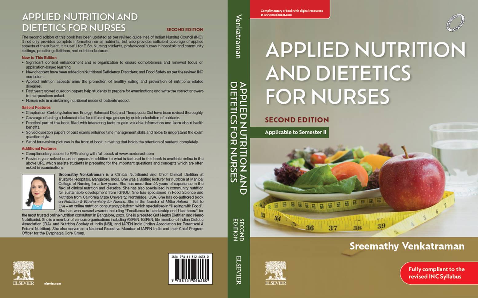 Cover of Applied Nutrition and Dietetics for Nurses 2nd Edition 2023
