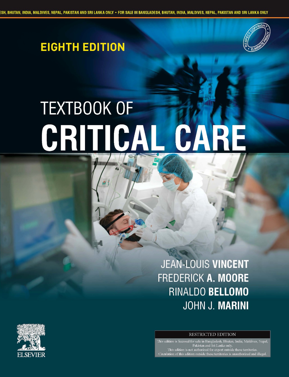 Textbook for critical care
