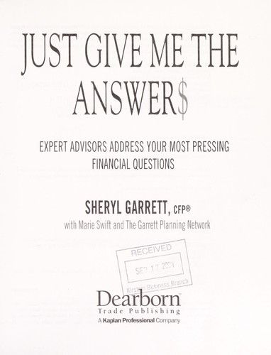 Just Give Me the Answer$
