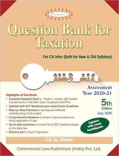 Question Bank For Taxation