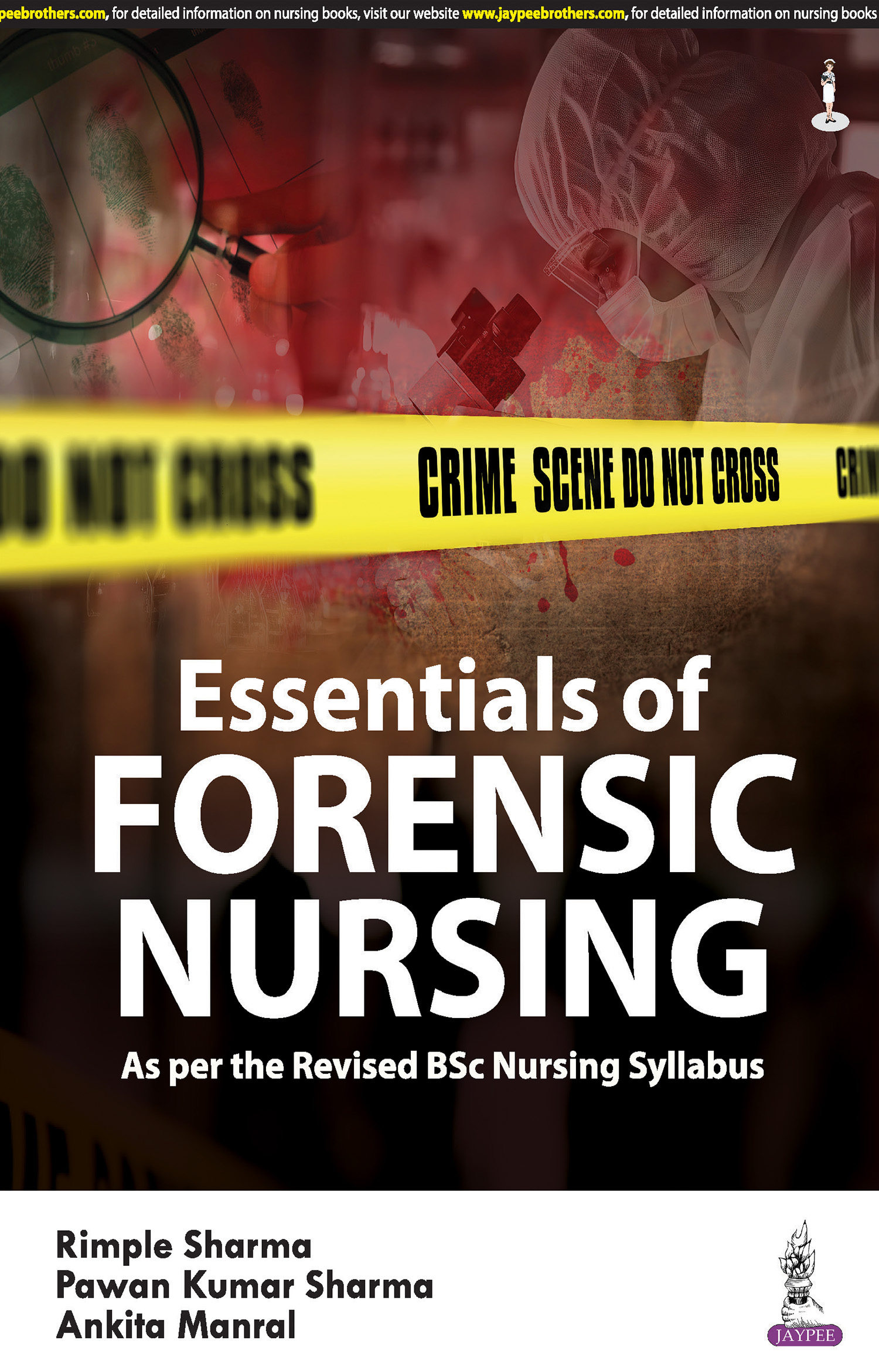 Cover of ESSENTIALS OF FORENSIC NURSING (AS PER THE REVISED BSC NURSING SYLLABUS) 1ST EDITION 2024