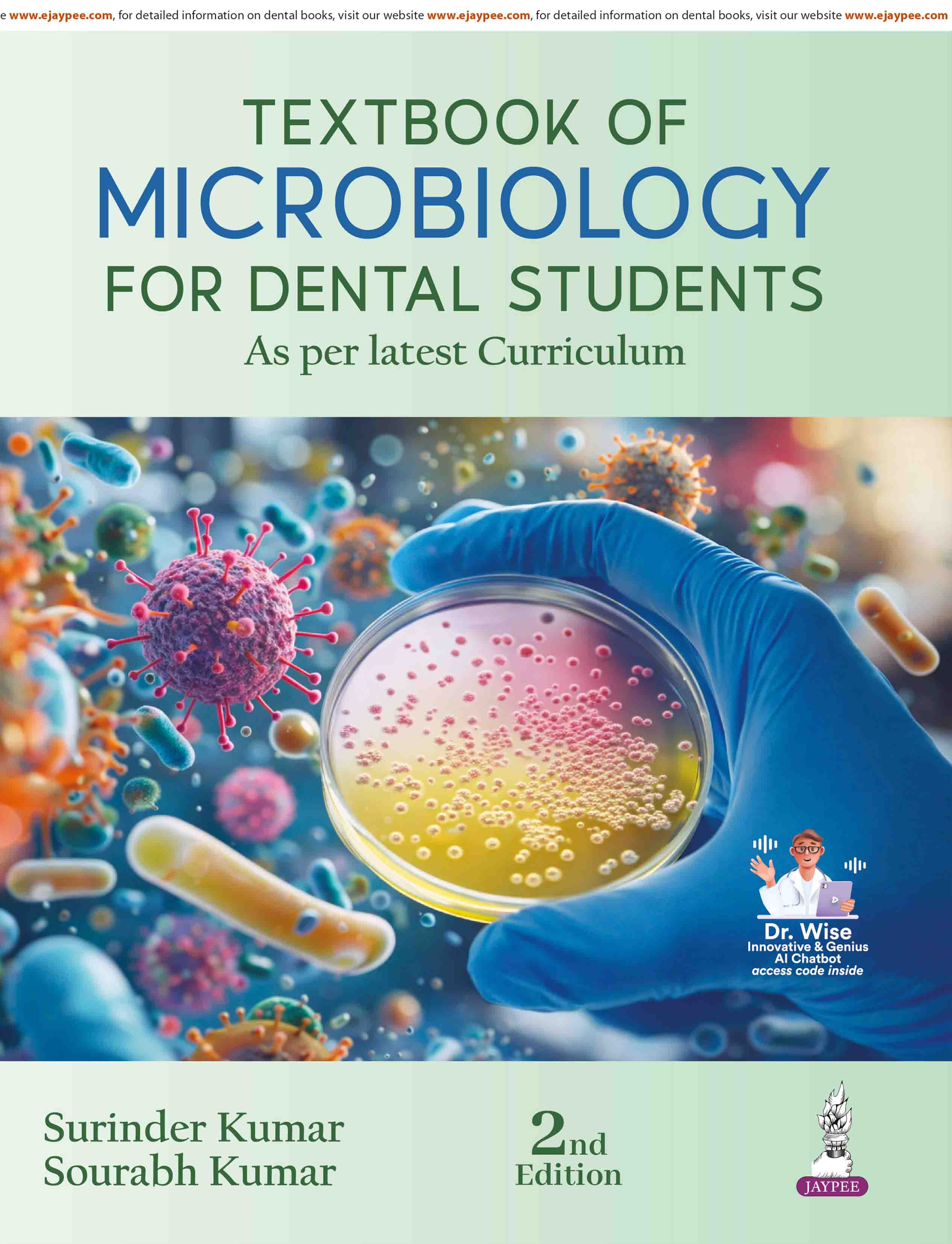 TEXTBOOK OF MICROBIOLOGY FOR DENTAL STUDENTS
