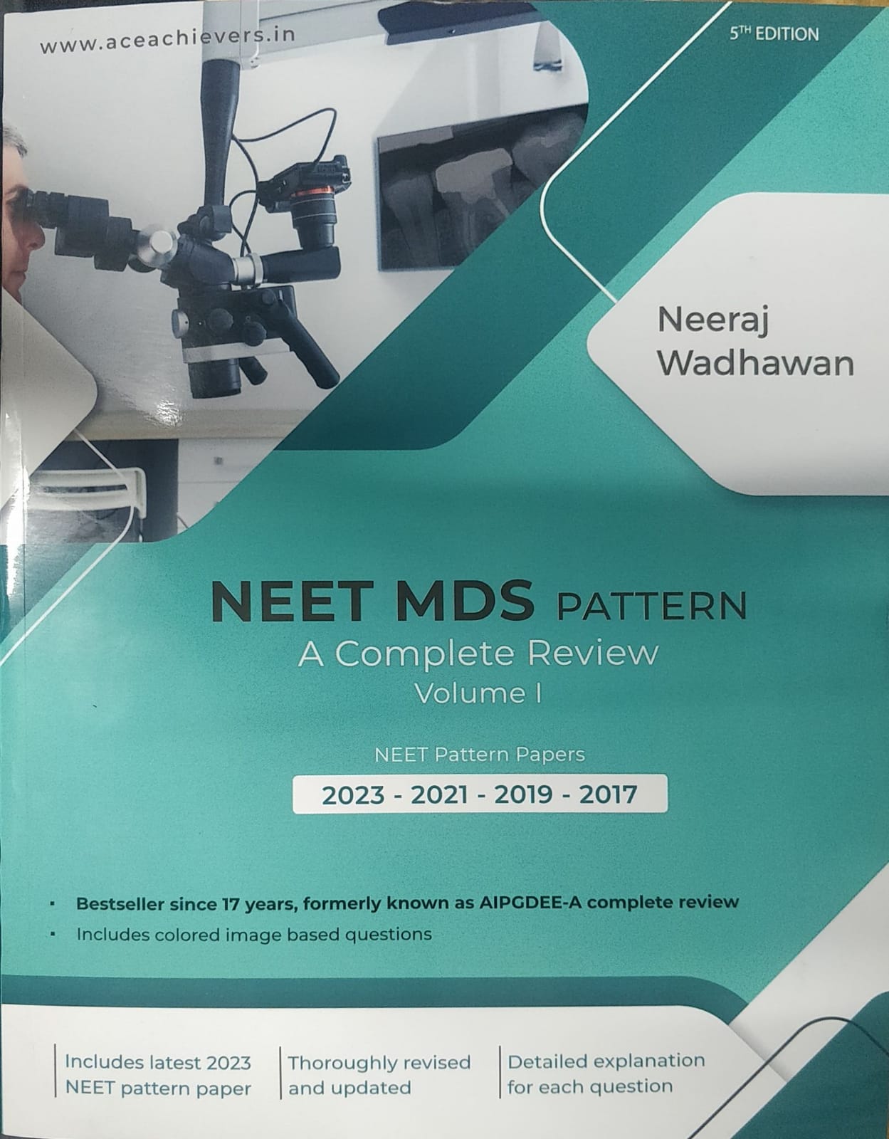 NEET MDS Pattern A Complete Review Volume 1 & 2 (2023-2021-2019-2017) 5th Edition 2024 (AIBH Exclusive)