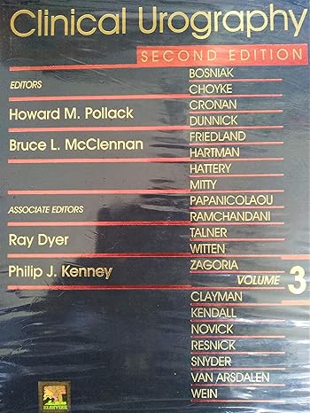 Clinical Urography: 3- Vol Set, 2e