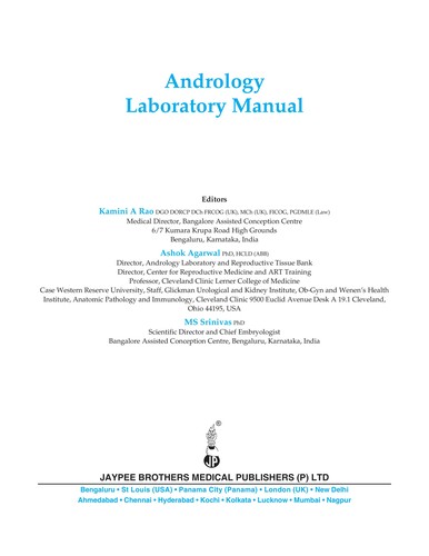 Andrology Laboratory Manual