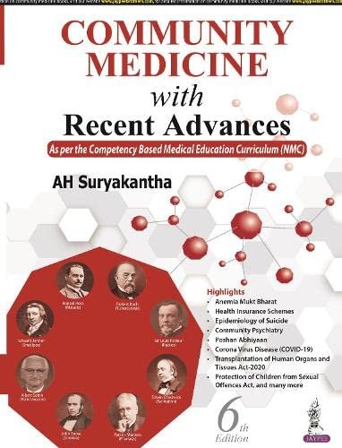 COMMUNITY MEDICINE WITH RECENT ADVANCES 6TH EDITION 2022