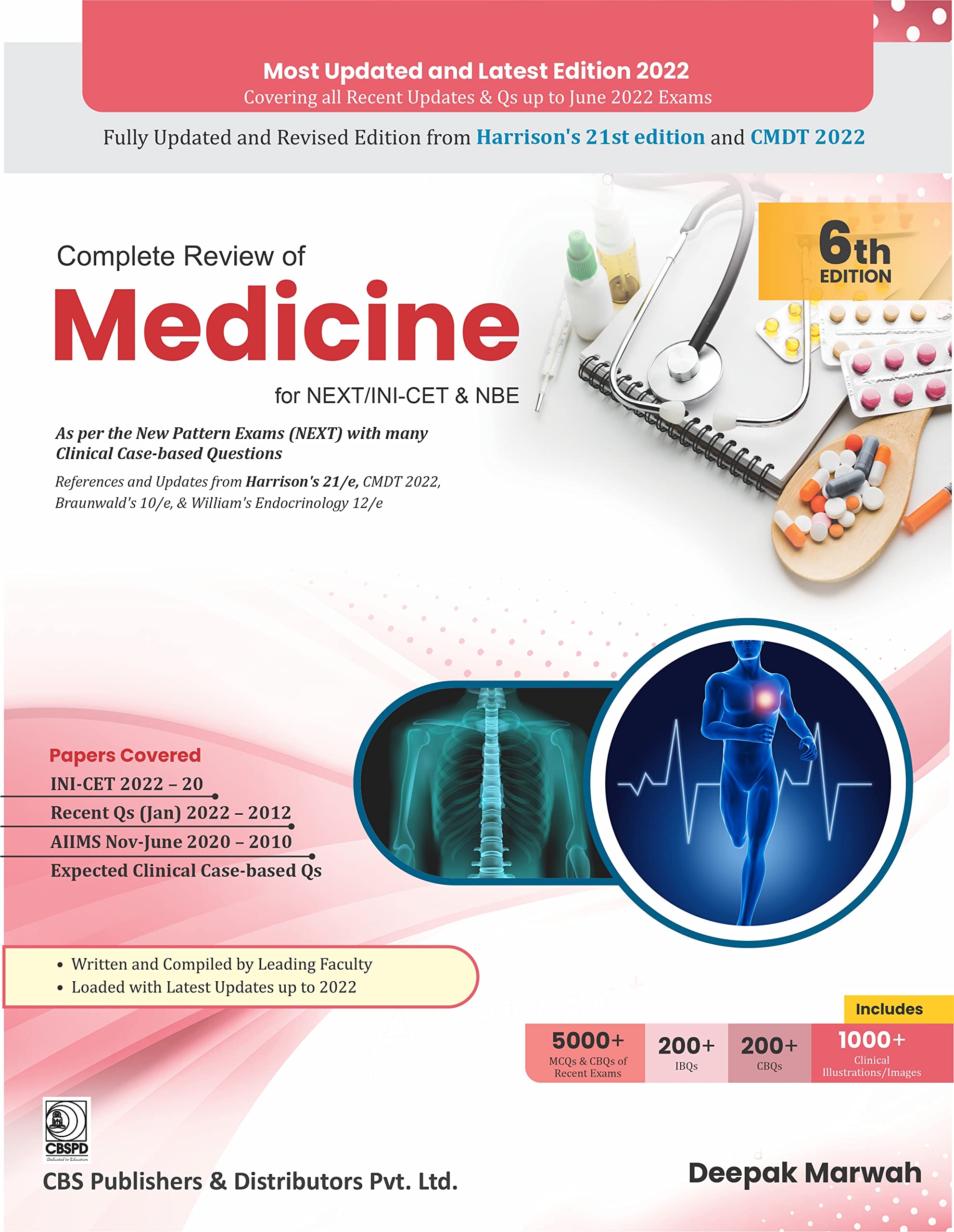 Complete Review Of Medicine For Next/Inc-Cet And Nbe 6Ed (Pb 2023)