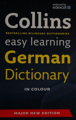Cover of Collins Easy Learning German Dictionary
