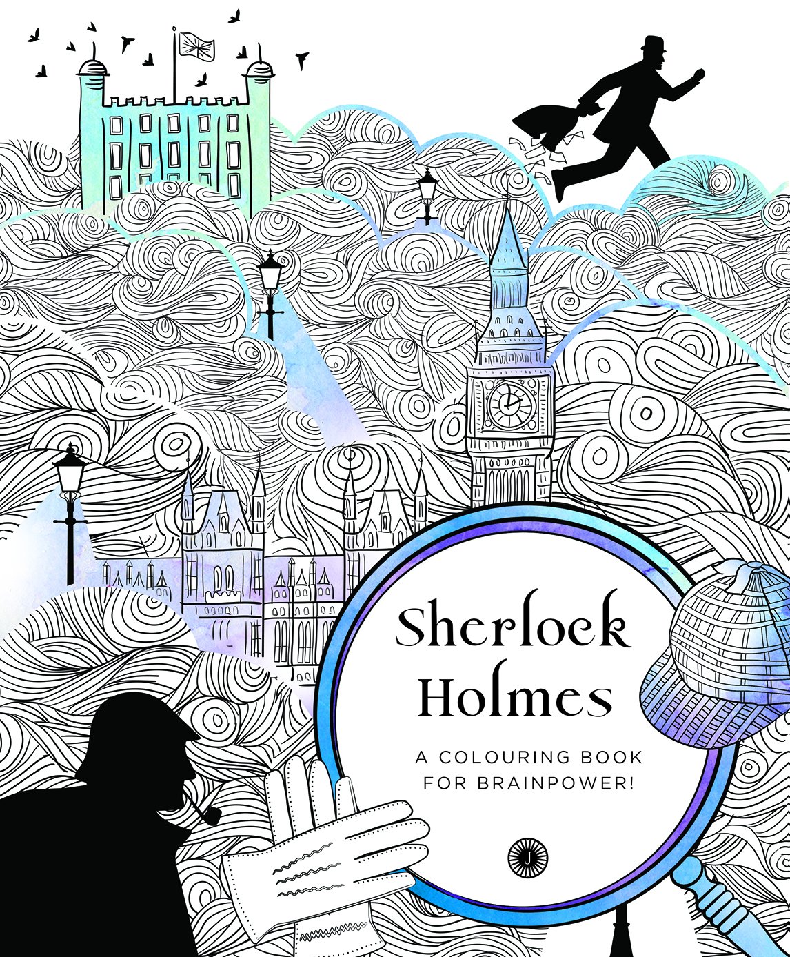 SHERLOCK HOLMES: A COLOURING BOOK FOR BRAINPOWER!