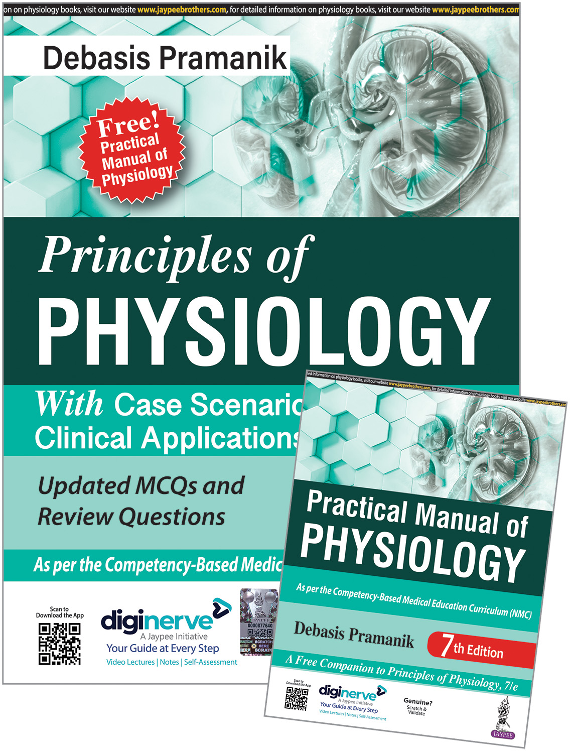 Cover of PRINCIPLES OF PHYSIOLOGY (FREE! PRACTICAL MANUAL OF PHYSIOLOGY) 7TH EDITION 2023