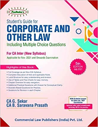 Students’ Guide For Corporate And Other Law