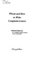 Cover of Whom And How To Write Complaint Letters