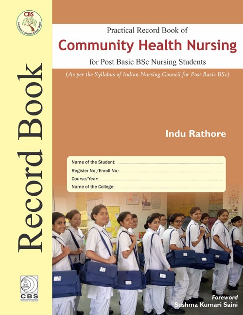 Cover of Practical Record Book Of Community Health Nursing For Post BSc Nursing Students