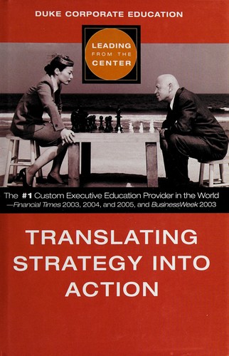 Translating Strategy Into Action