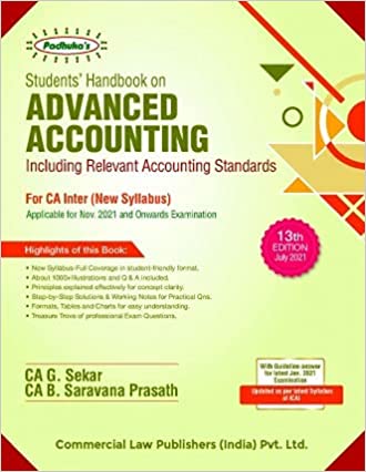 Students’ Handbook On Advanced Accounting