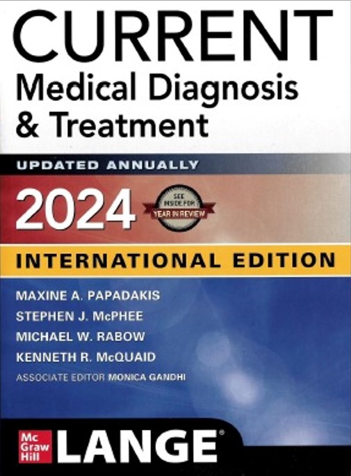 Current Medical Diagnosis & Treatment 63rd IE/(CMDT- 2024)