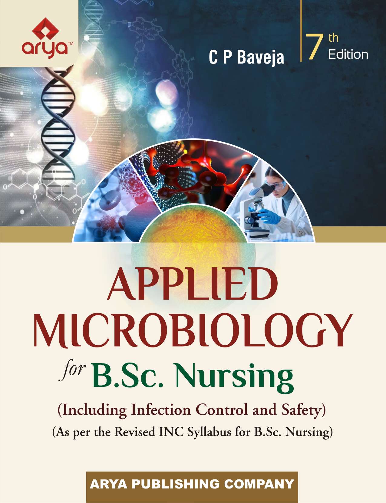 Cover of Applied Microbiology for B.Sc. Nursing 7TH EDITION 2023