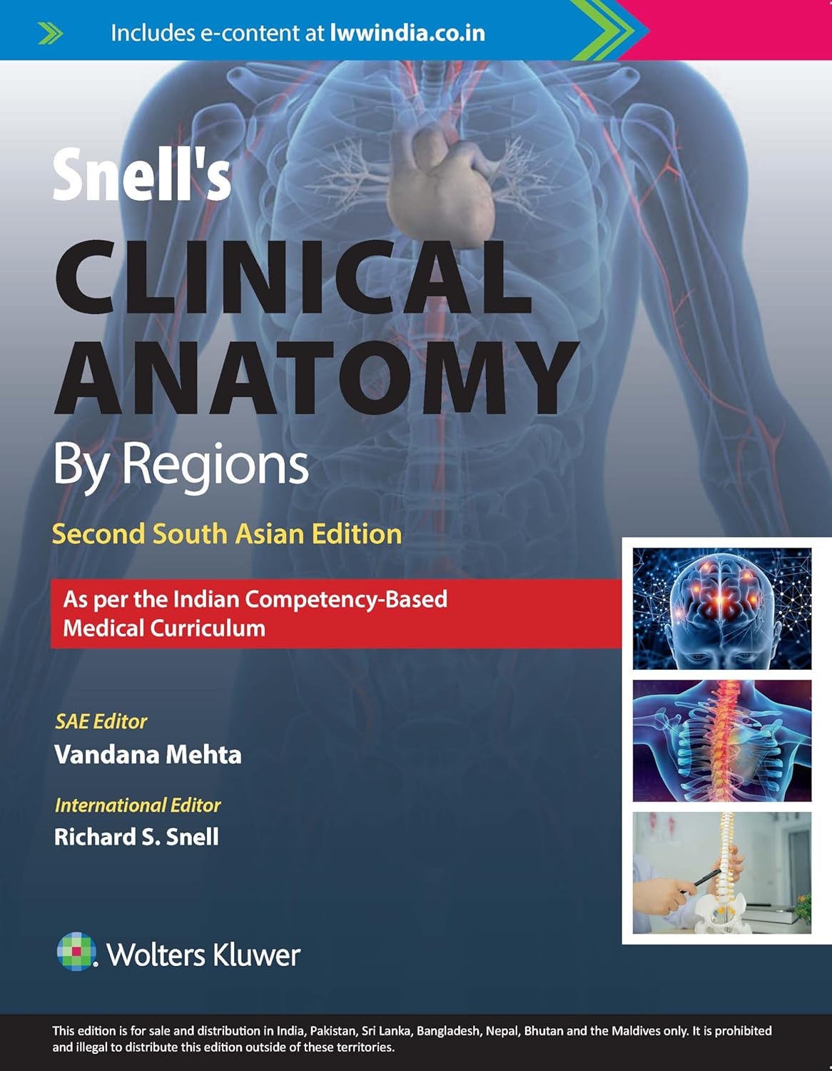 Snells Clinical Anatomy By Regions With Access Code (Second Sae) (Pb 2023)