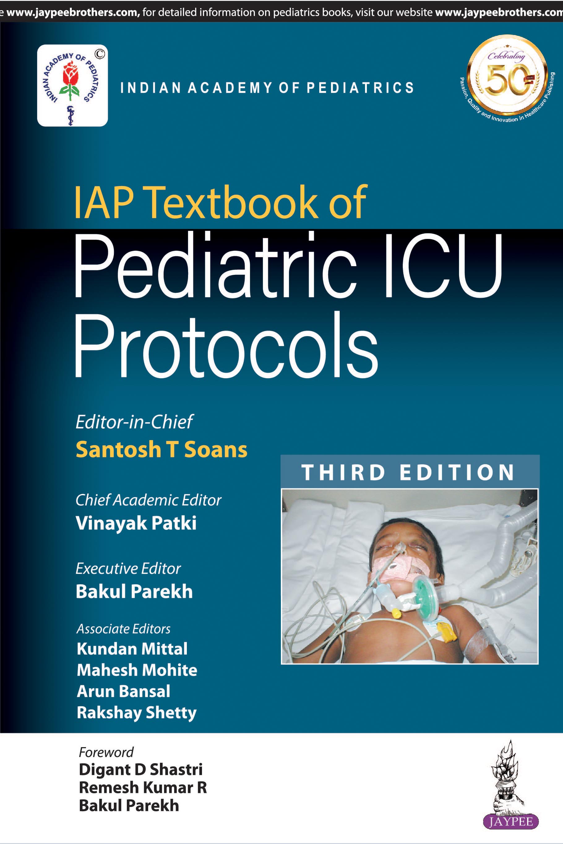 IAP TEXTBOOK OF PEDIATRIC ICU PROTOCOLS 3RD EDITION 2019