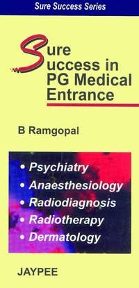 Cover of SURE SUCCESS IN PG MEDICAL ENTRANCE PSY.,ANA.,RAD.,DER.