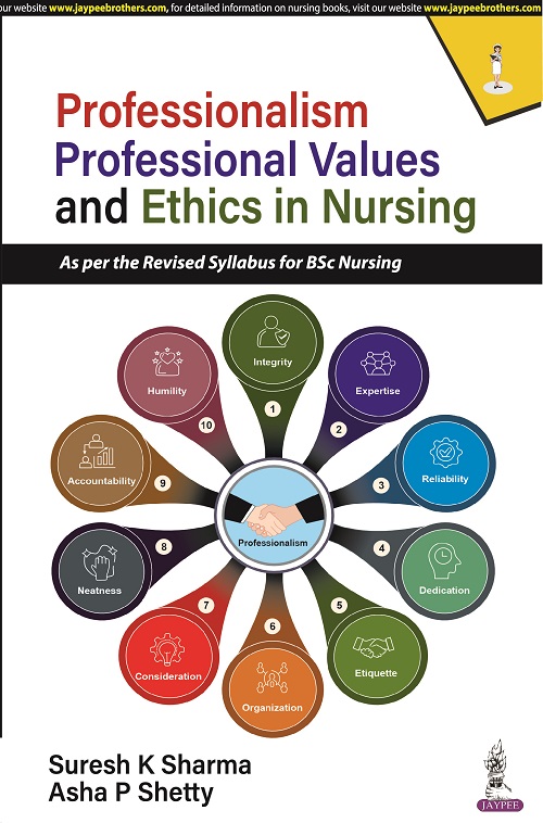 Cover of PROFESSIONALISM, PROFESSIONAL VALUES AND ETHICS IN NURSING 1ST EDITION 2023