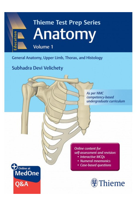 Cover of Thieme Test Prep Series Anatomy Vol-1 2022
