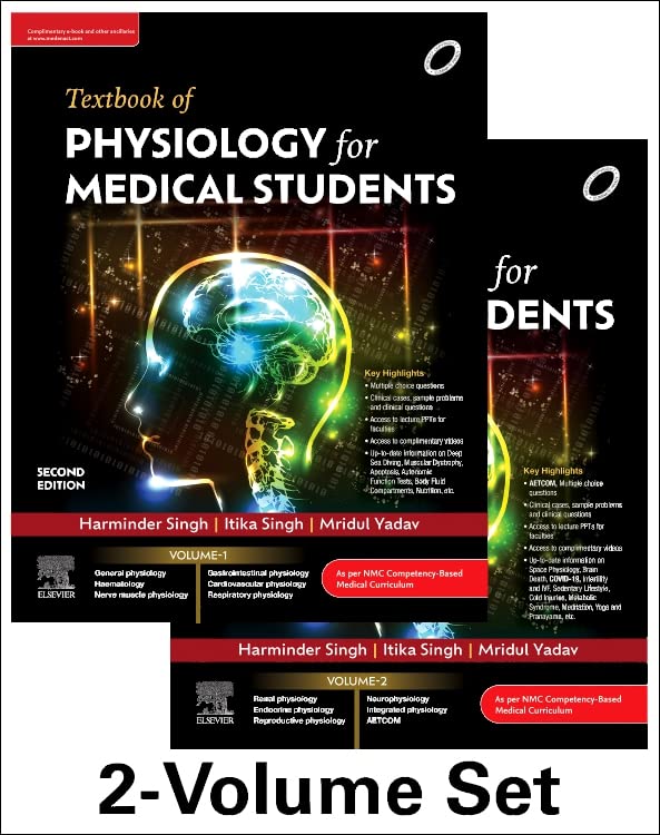 Textbook of Physiology for Students, 2nd Edition (2 Volume Set)