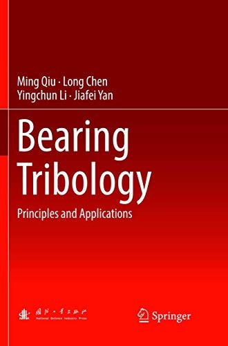 Cover of Bearing Tribology: Principles and Applications