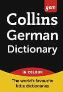 Cover of Collins Gem German School Dictionary In Colour
