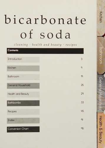 Bicarbonate of soda Cleaning, Health and Beauty, Recipes