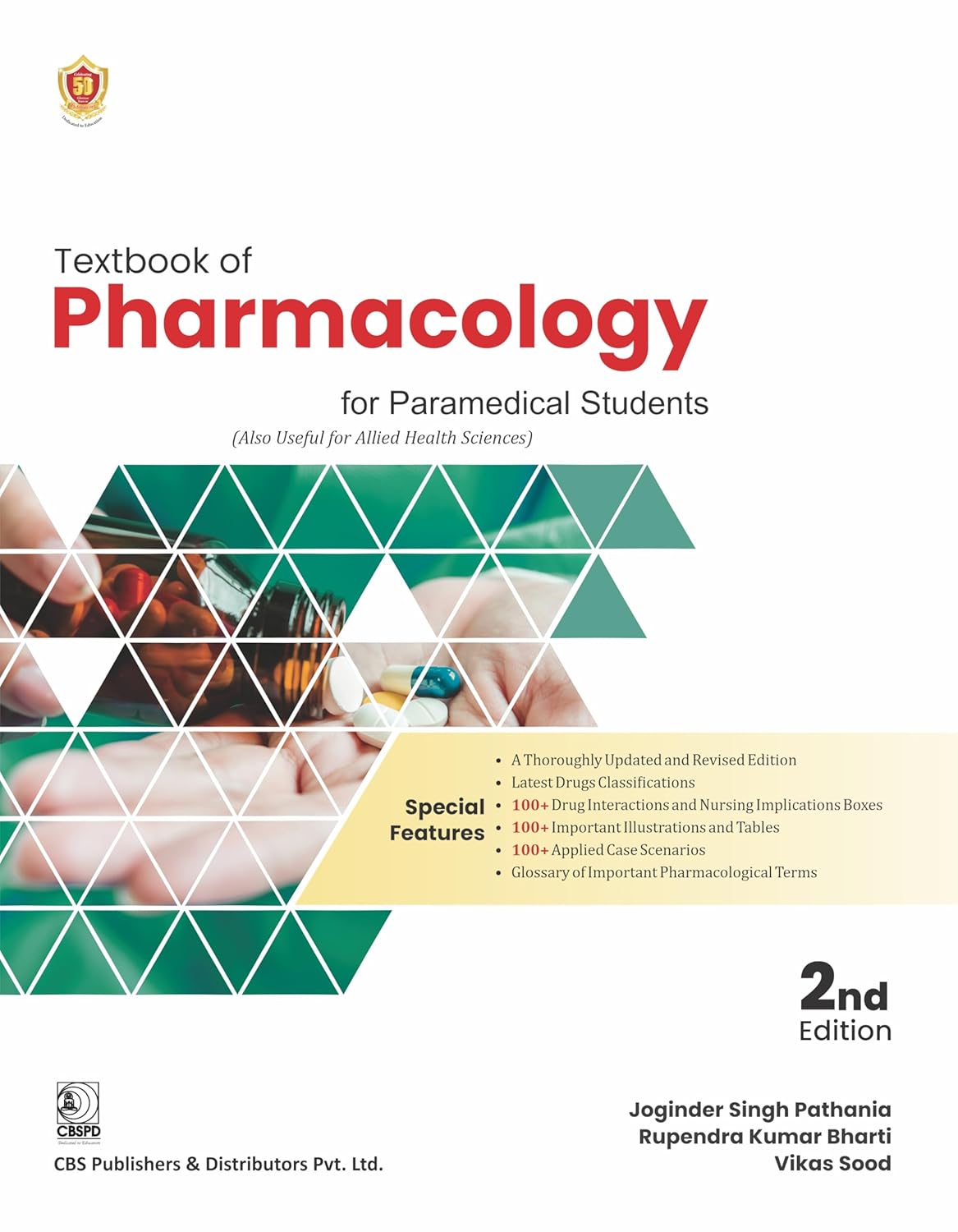 Textbook Of Pharmacology For Paramedical Students 2Ed (Pb 2026)