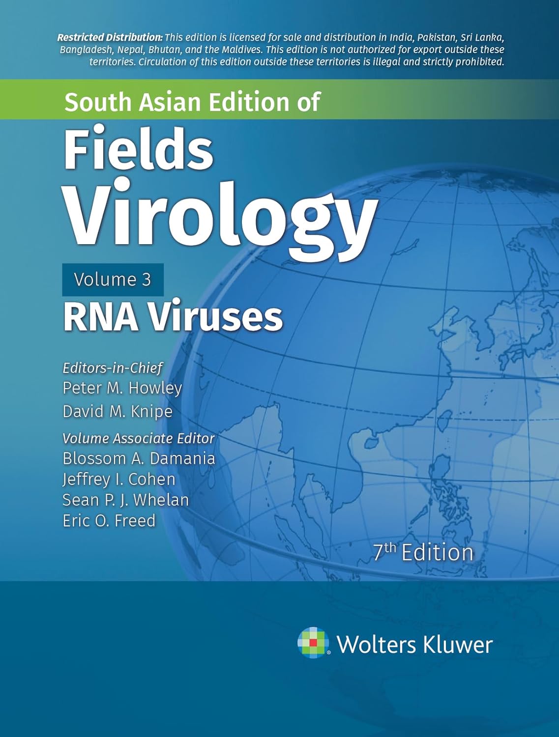 Field’s Virology: RNA Viruses, Vol 3, 7th Edition