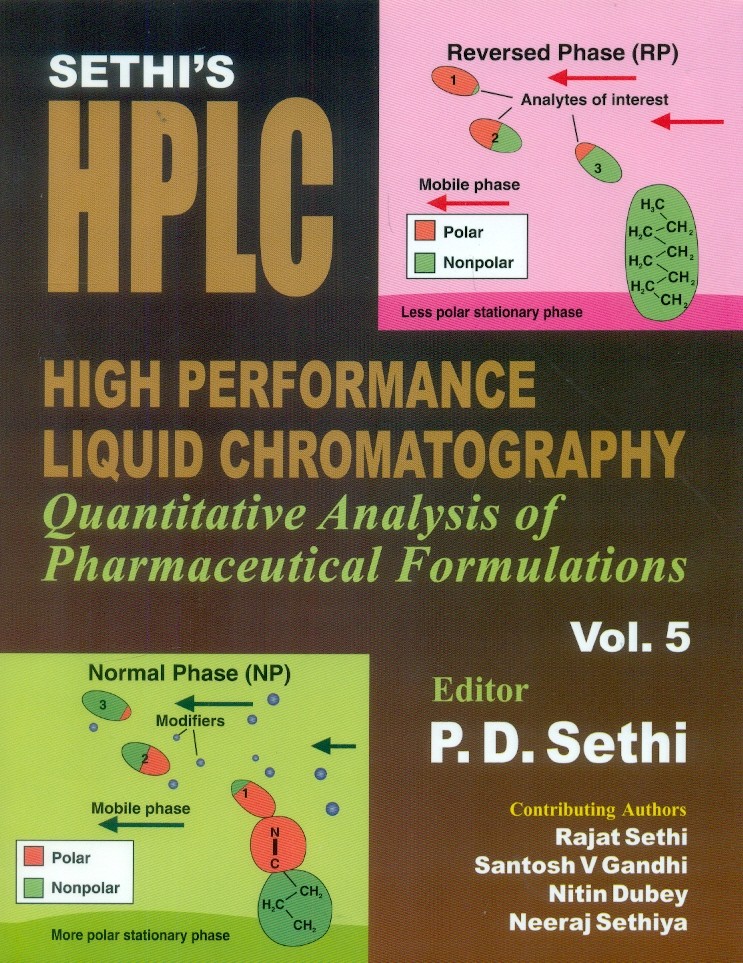 Sethis High Performance Liquid Chromatography Quantitative Analysis Of Pharmaceutical Formulations Vol 5 (Hb 2015)