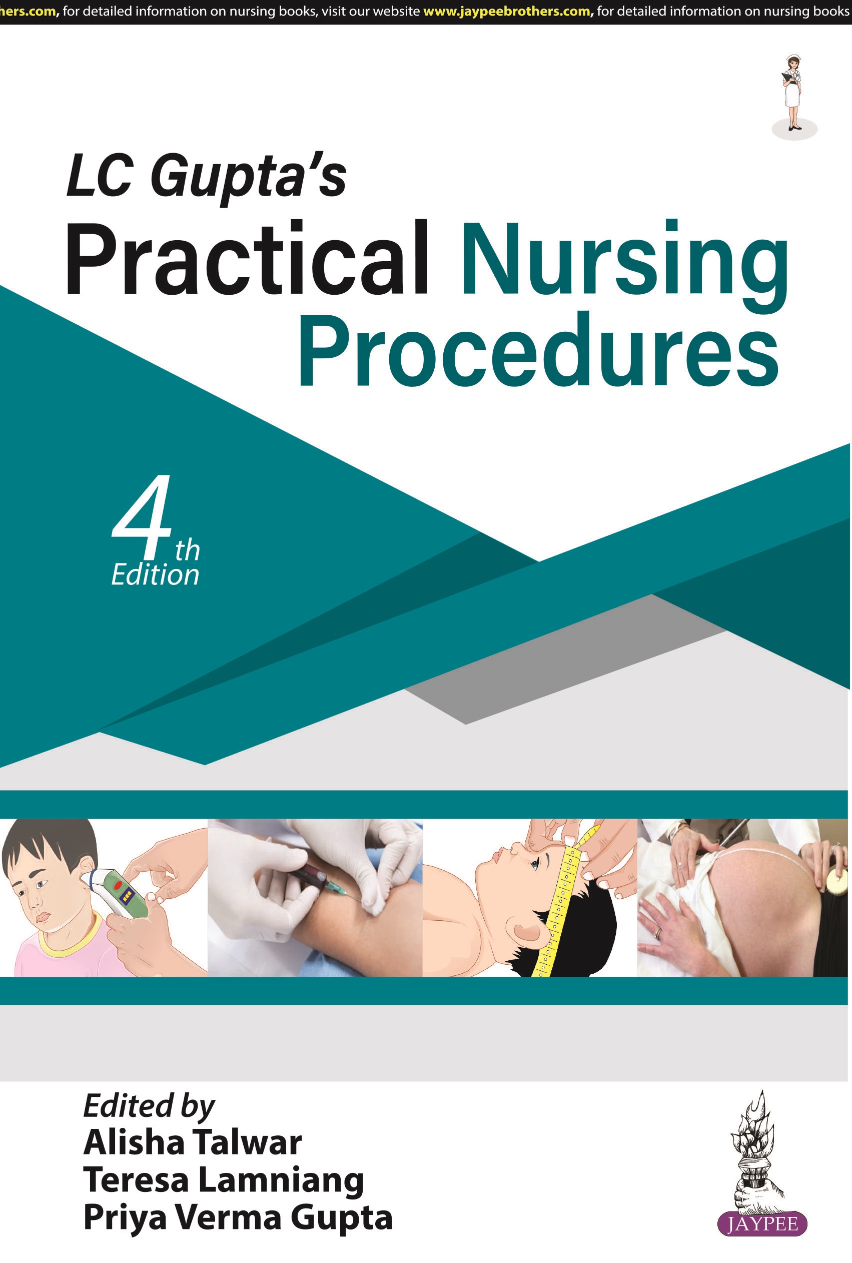 Cover of LC GUPTA’S PRACTICAL NURSING PROCEDURES 4TH EDITION 2024