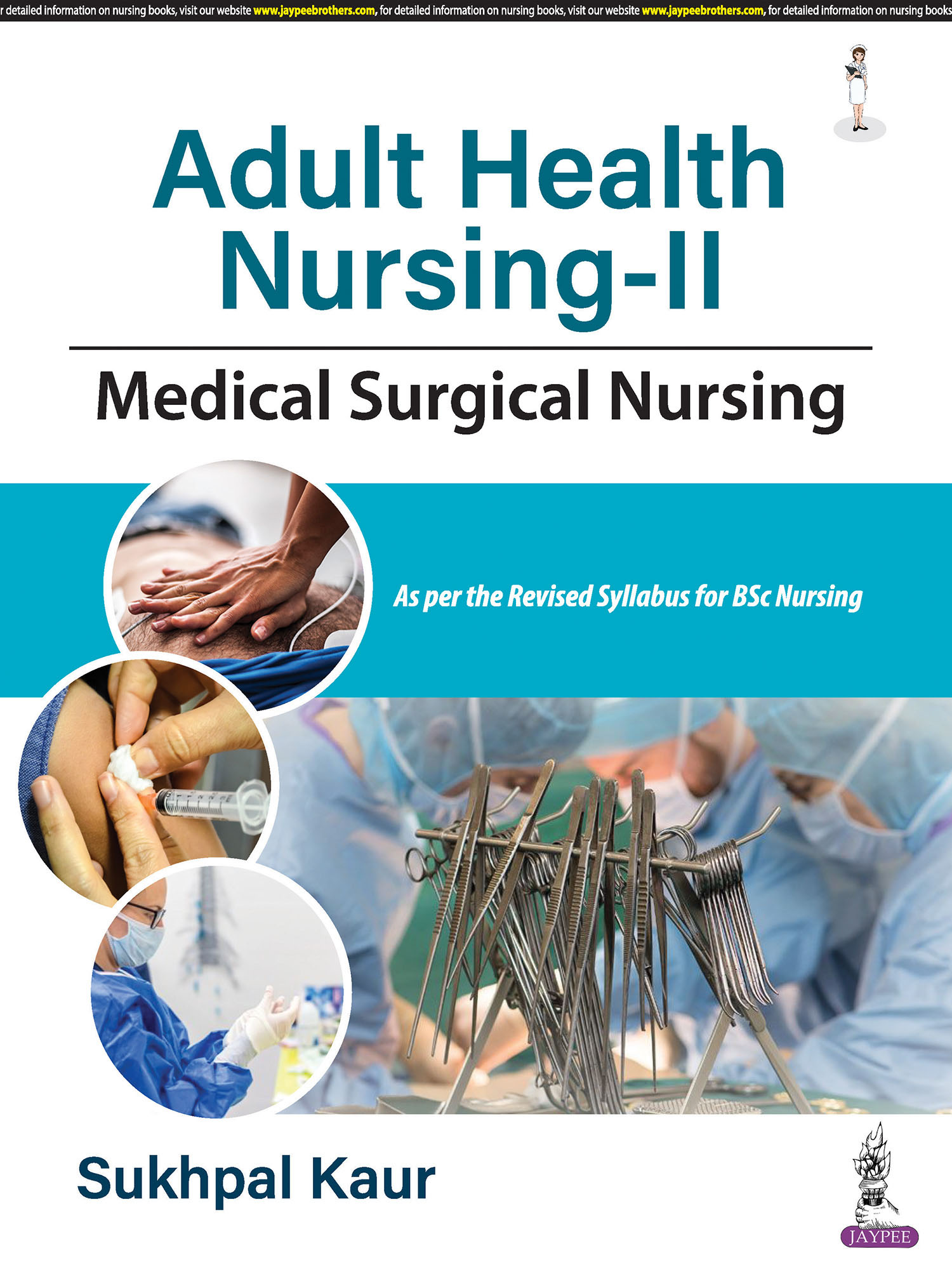 Cover of Adult Health Nursing-II 1st Edition 2024