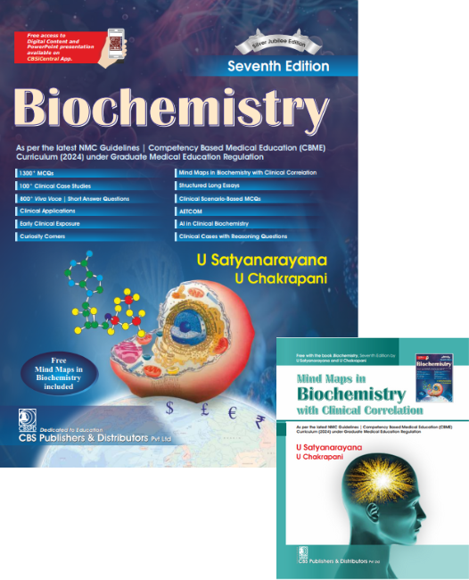 Biochemistry 7Ed Free Mind Maps In Biochemistry With Clinical Correlation (Pb 2026)