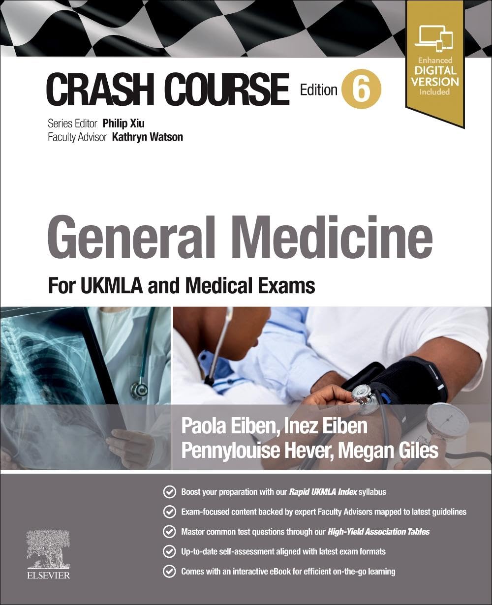 Crash Course General Medicine 6Ed (Pb 2025)
