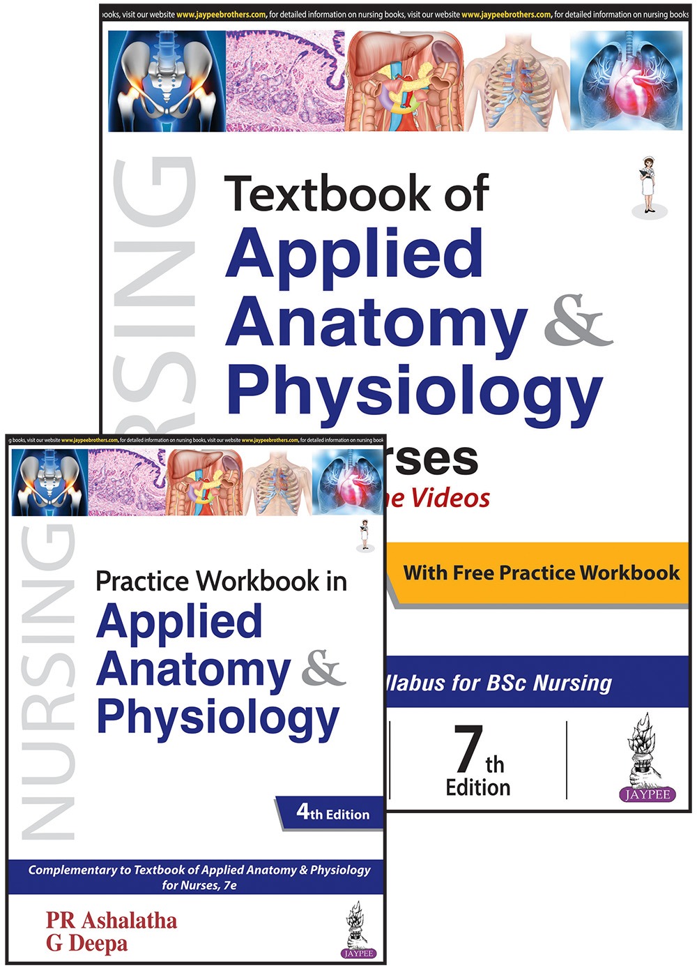 Textbook Of Applied Anatomy & Physiology For Nurses With Free Practice Workbook