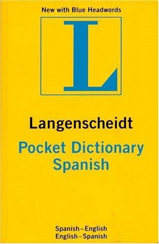 Langenscheidt's Pocket Dictionary Spanish