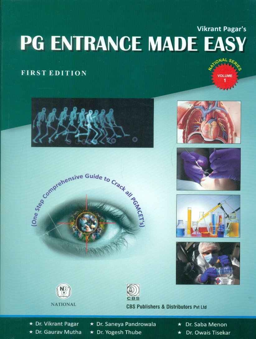 Vikrant Pagar'S Pg Entrance Made Easy Vol 1 (Pb 2015)