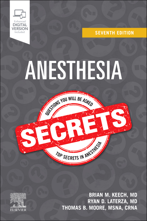 Anesthesia secrets with access code 7ed (pb 2025)